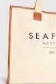Seafolly torebka tote damska bawełniana Canvas Tote 71763.BG beżowy SS26
