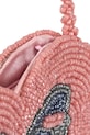 Konges Sløjd torebka dziecięca BEADED HEART BAG KS104220.PreSpring różowy