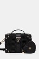 Guess torebka tekstylny czarny J6RZ00.WK610.PPY2