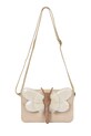 Donsje torebka skórzana dziecięca Brindi Purse Shimmer Libelle nie mieści A4 beżowy 5523101