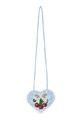 Konges Sløjd torebka crossbody dziecięca BEADED HEART MINI PURSE KS104686.PPY2 niebieski SS26