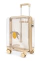 Konges Sløjd βαλίτσα TRANSPARENT TRAVEL SUITCASE λευκό KS105556.PPY2