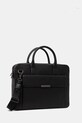 Tommy Hilfiger torba na laptopa skórzana AM0AM13993 czarny SS26