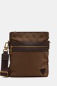 Σακίδιο Guess BERLIN υφασμάτινο καφέ HMBENP.P6123