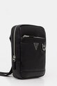 Guess saszetka skórzana MONACO HMMOGR.P6159 czarny SS26