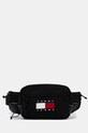 Σακίδιο Tommy Jeans απλικέ μαύρο AM0AM13872