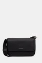 Calvin Klein saszetka damska z imitacji skóry czarny LV04D3327G