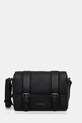 Calvin Klein saszetka skórzana skóra licowa czarny LV04D3162G