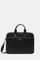 Taška na notebook Trussardi jednofarebný čierna Z768E006469N