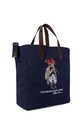 Akcesoria Polo Ralph Lauren torba materiałowa męska bawełniana 405P08098 granatowy