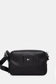 Tommy Hilfiger Τσαντάκι μέσης που φοριέται στους ώμους ανδρικό από απομίμηση δέρματος μαύρο AM0AM14136