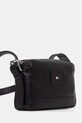 Tommy Hilfiger Τσαντάκι μέσης που φοριέται στους ώμους ανδρικό από απομίμηση δέρματος AM0AM14136 μαύρο SS26