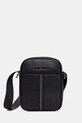 Tommy Hilfiger taška cez rameno pánska z imitácie kože čierna AM0AM14168