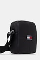 Tommy Jeans saszetka na ramię męska z imitacji skóry AM0AM14292 czarny SS26
