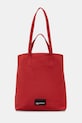 Karl Lagerfeld Jeans torba bawełniana mieści A4 czerwony B1W50001