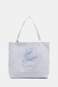 Café Kitsuné shopperka bawełniana niebieski QU05122WW9042