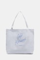Café Kitsuné shopperka bawełniana niebieski QU05122WW9042