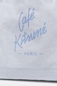Café Kitsuné shopperka bawełniana niebieski QU05122WW9042