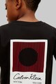 Calvin Klein Jeans t-shirt dziecięcy czarny IB0IB02607.128.176.PPY2