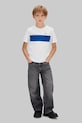 Calvin Klein Jeans t-shirt bawełniany dziecięcy biały IB0IB02609.104.116.PPY2