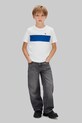 Calvin Klein Jeans t-shirt bawełniany dziecięcy biały IB0IB02609.128.176.PPY2