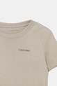 Băieți Calvin Klein Jeans tricou de bumbac pentru copii IU0IU00683.104.116.PPY2 bej