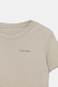 Băieți Calvin Klein Jeans tricou de bumbac pentru copii IU0IU00683.104.116.PPY2 bej