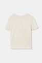 Calvin Klein Jeans t-shirt bawełniany dziecięcy IU0IU00715.104.116.PPY2 beżowy SS26