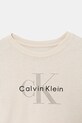 Chłopiec Calvin Klein Jeans t-shirt bawełniany dziecięcy IU0IU00715.104.116.PPY2 beżowy