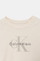 Chłopiec Calvin Klein Jeans t-shirt bawełniany dziecięcy IU0IU00715.104.116.PPY2 beżowy