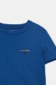 Chłopiec Calvin Klein Jeans t-shirt bawełniany dziecięcy IU0IU00719.104.116.PPY2 niebieski