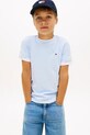 Tommy Hilfiger t-shirt dziecięcy bawełniany niebieski KB0KB06879.128.176.PPY2