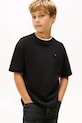 Tommy Hilfiger t-shirt bawełniany dziecięcy bawełna czarny KB0KB09646.74.122.PPY2