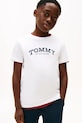 Tommy Hilfiger t-shirt bawełniany dziecięcy nadruk biały KB0KB10051.98.122.PPY2