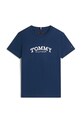 Tommy Hilfiger t-shirt bawełniany dziecięcy KB0KB10051.98.122.PPY2 granatowy SS26