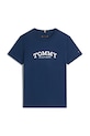 Tommy Hilfiger t-shirt bawełniany dziecięcy KB0KB10051.98.122.PPY2 granatowy SS26