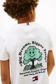 Tommy Hilfiger t-shirt bawełniany dziecięcy nadruk biały KB0KB10054.104.122.PPY2