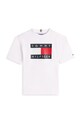 Tommy Hilfiger tricou de bumbac pentru copii KB0KB10340.128.176.PPY2 alb SS26