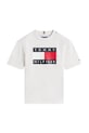 Tommy Hilfiger t-shirt bawełniany dziecięcy KB0KB10340.128.176.PPY2 szary SS26