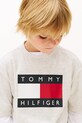 Tommy Hilfiger tricou de bumbac pentru copii KB0KB10340.128.176.PPY2 gri