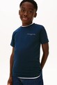 Tommy Hilfiger t-shirt bawełniany dziecięcy bawełna granatowy KS0KS00661.128.176.PPY2