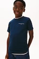 Tommy Hilfiger t-shirt bawełniany dziecięcy bawełna granatowy KS0KS00661.128.176.PPY2
