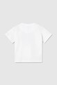 Mayoral t-shirt bawełniany dziecięcy 106.3J.Baby.PPY2 biały SS26