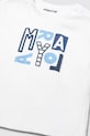 Chłopiec Mayoral t-shirt bawełniany dziecięcy 106.3J.Baby.PPY2 biały