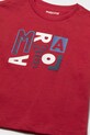 Chłopiec Mayoral t-shirt bawełniany dziecięcy 106.3J.Baby.PPY2 czerwony