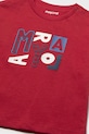 Chłopiec Mayoral t-shirt bawełniany dziecięcy 106.3J.Baby.PPY2 czerwony