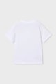 Mayoral t-shirt bawełniany dziecięcy 170.5F.Mini.PPY2 biały SS26