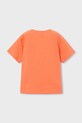 Mayoral t-shirt bawełniany dziecięcy 170.5F.Mini.PPY2 pomarańczowy SS26