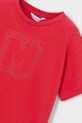 Chłopiec Mayoral t-shirt bawełniany dziecięcy 170.5F.Mini.PPY2 czerwony