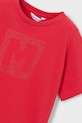 Chłopiec Mayoral t-shirt bawełniany dziecięcy 170.5F.Mini.PPY2 czerwony
